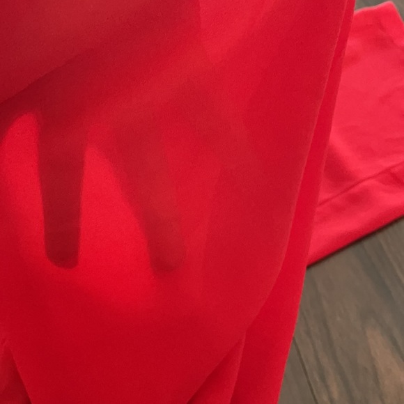 Red Chiffon Jumper - Picture 7 of 7